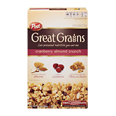 Post Great Grains cranberry almond crunch whole grain cereal Full-Size Picture
